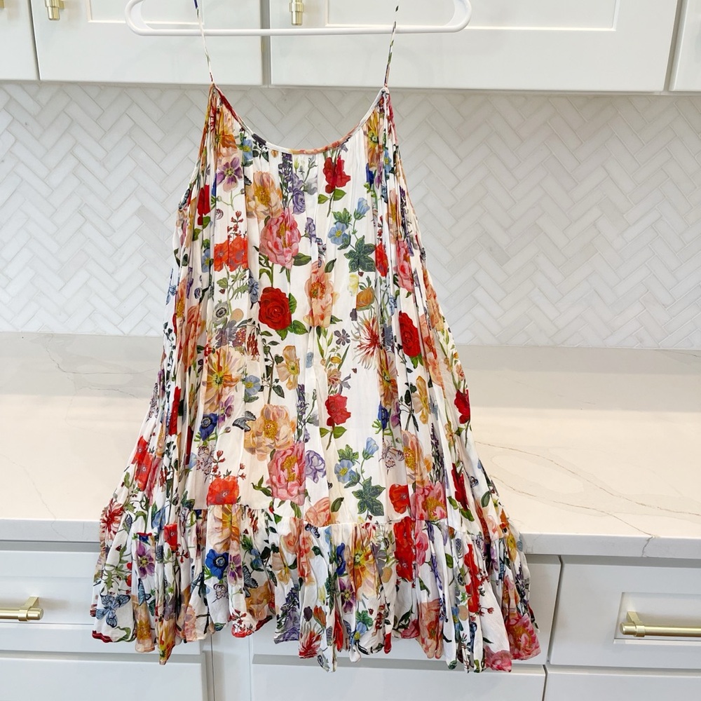 Vici Red and Orange Spaghetti Strap Sundress